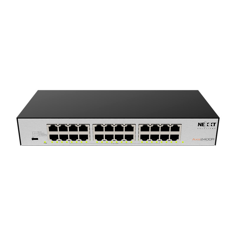 Switch PoE+ Gigabit Nexxt Axis2400R de 24 Puertos