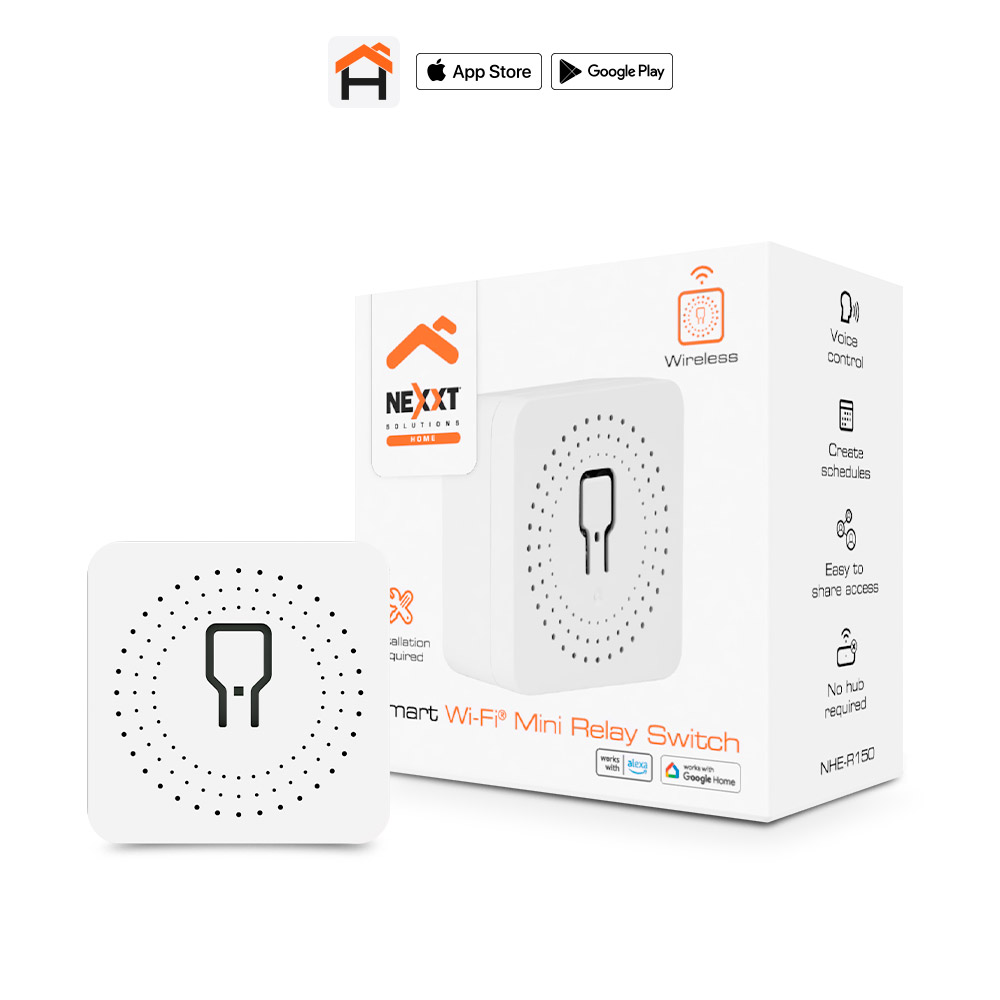 Interruptor de Relé Inteligente Nexxt Solutions NHE-R150 Wi-Fi