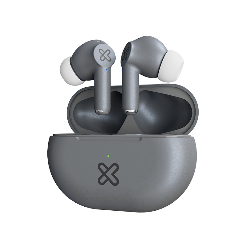 Audífonos Inalámbricos Klip Xtreme Buds-Fi Gris Bluetooth 5.4