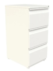 Archivador Metálico Vertical 58 × 47 × 99,5 cm Blanco Hueso 