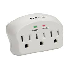 Supresor de Sobretensiones de Pared Eaton Tripp Lite de 3 Tomacorrientes