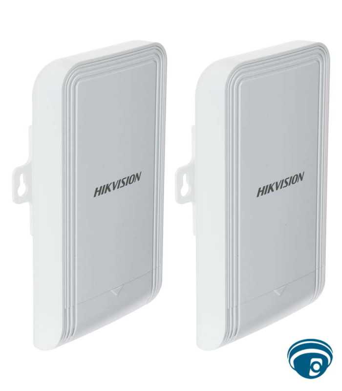 Kit de Puente Inalámbrico Exterior Hikvision para Transmisión de Video 