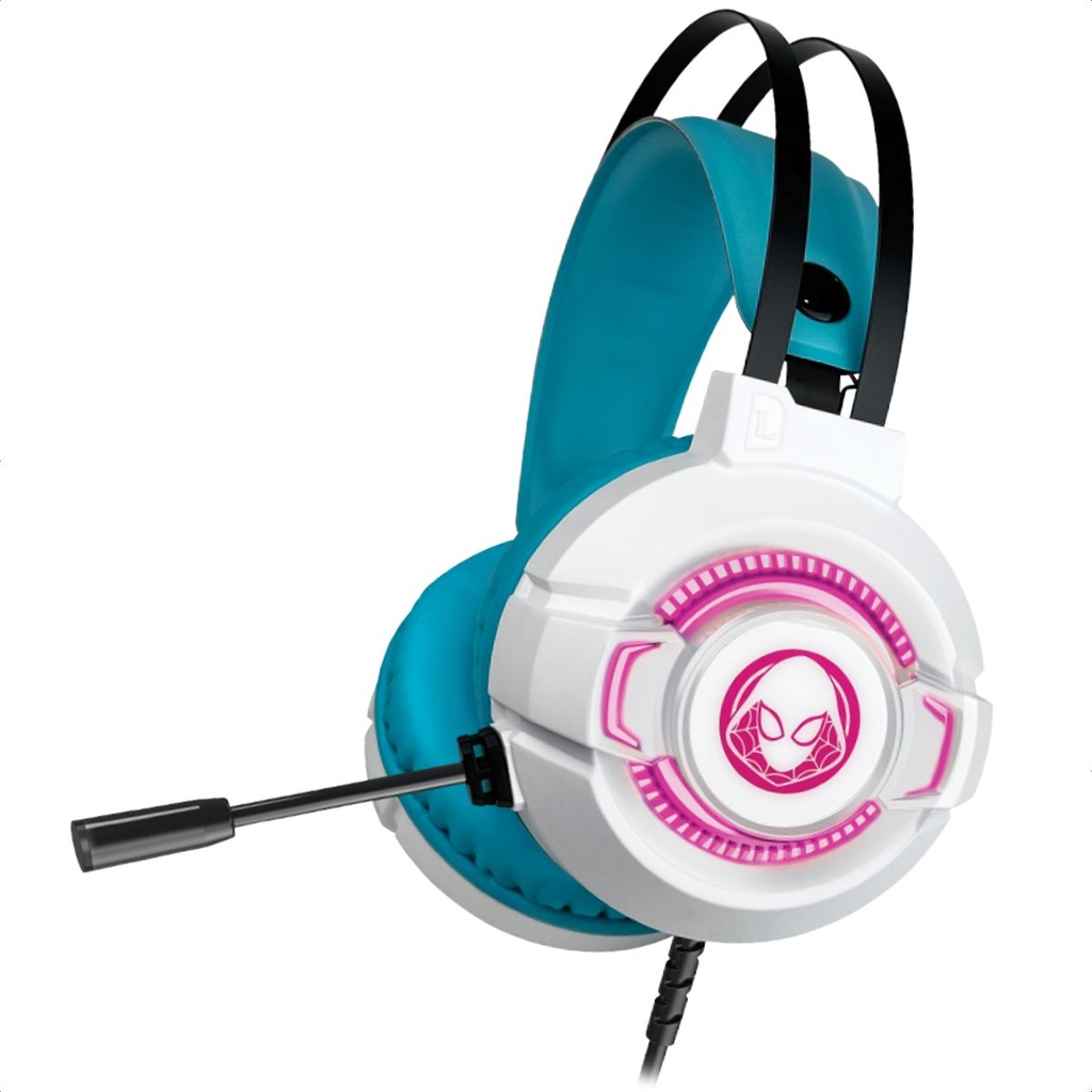 Audífonos Alámbricos Xtech XTH-M565SG Edición Marvel Ghost Spider 3.5 mm