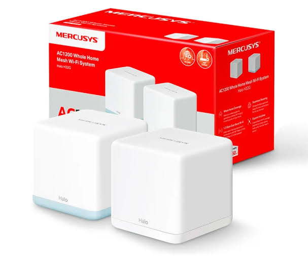  Sistema Wi-Fi Modular True Mesh Mercusys Halo H32G, paquete de dos 
