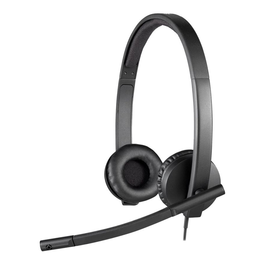 Audífonos Alámbricos Logitech H570e Negro USB-A