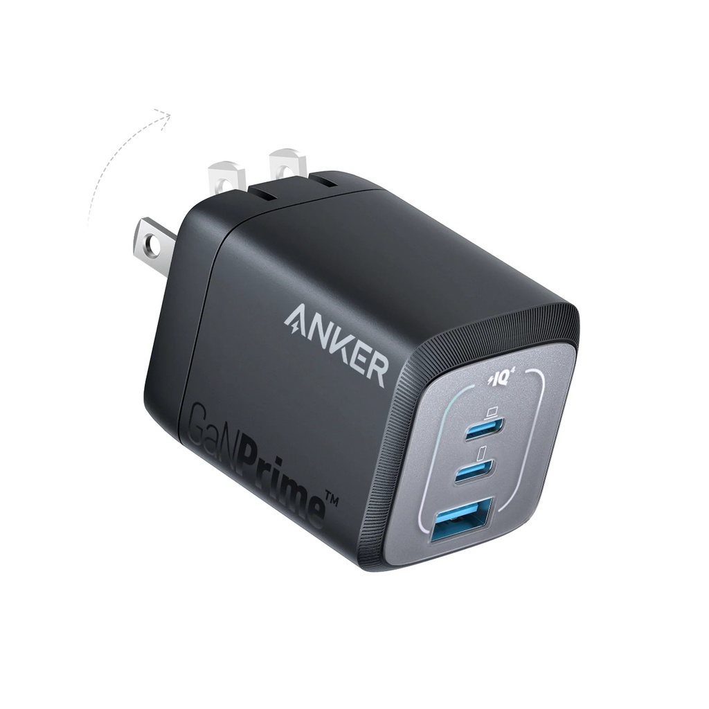 Cargador de Pared Anker Prime 67W GaN con 3 Puertos