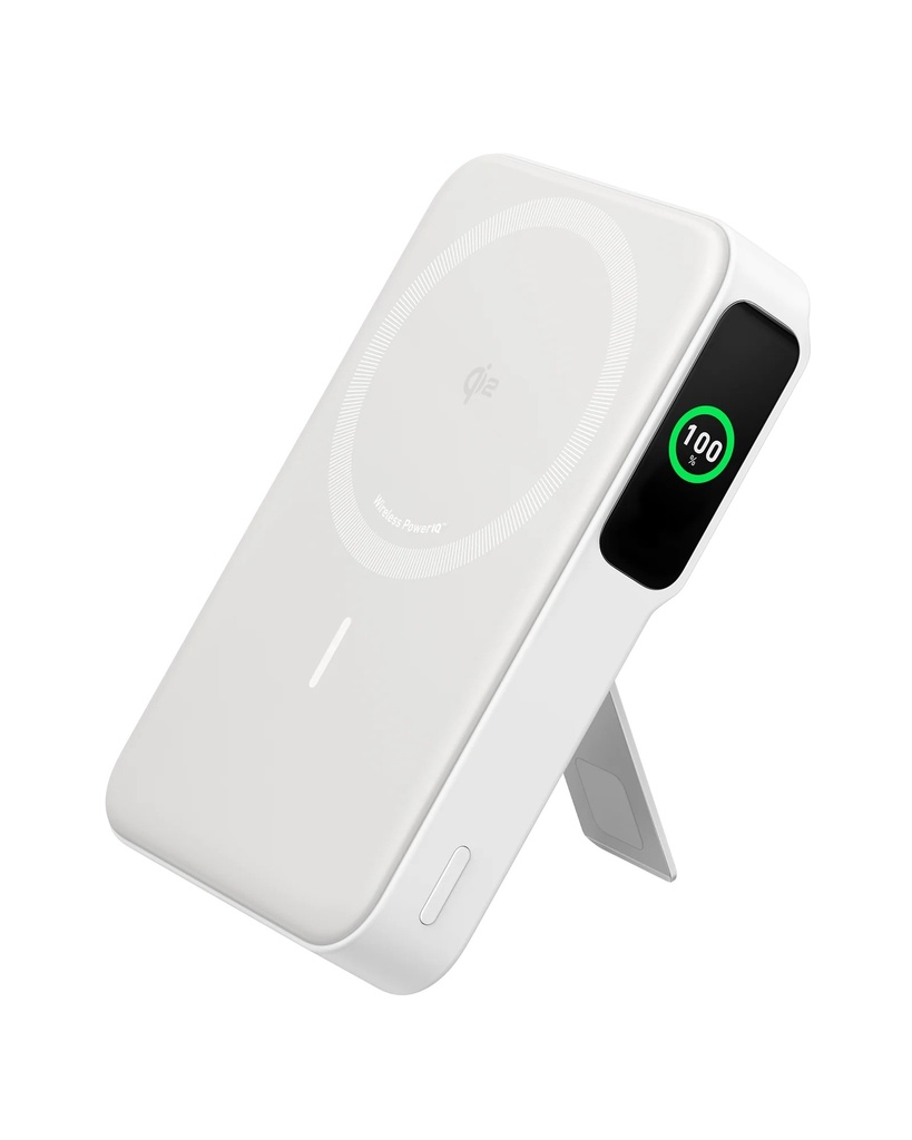 Batería Externa Magnética Anker MagGo Power Bank (10K) Blanco 27W para iPhone