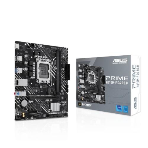 Tarjeta Madre ASUS PRIME H610M-F D4 R2.0 Micro-ATX Socket LGA1700 DDR4 PCIe 4.0
