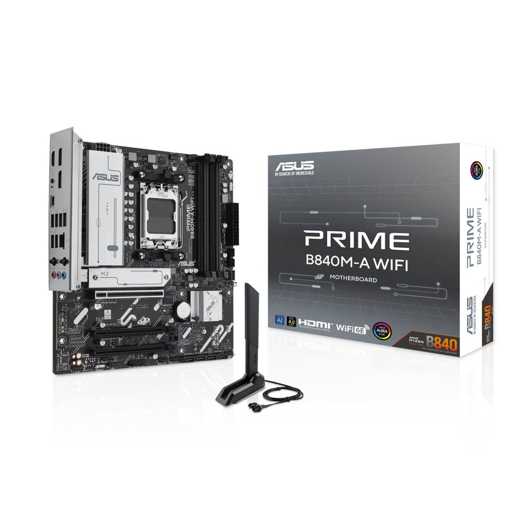 Tarjeta Madre ASUS PRIME B840-PLUS WIFI ATX Socket AM5 DDR5 con Wi-Fi 6E