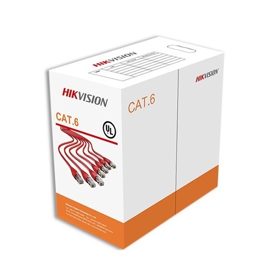 Cable de Red UTP CAT6 Hikvision DS-1LN6-UU 305m