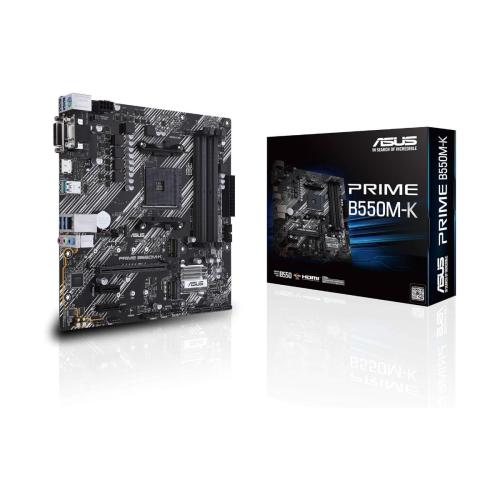 Tarjeta Madre ASUS PRIME B550M-K Micro-ATX Socket AM4 DDR4 PCIe 4.0