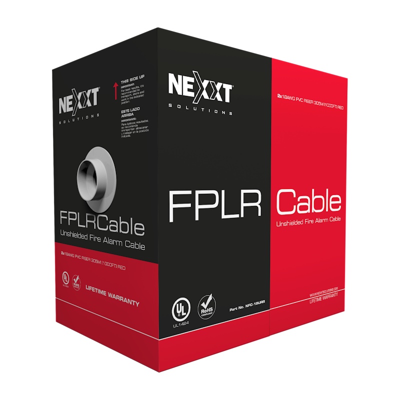 Nexxt Solutions Cable FPLR para Sistemas de Alarma 305m 18 AWG