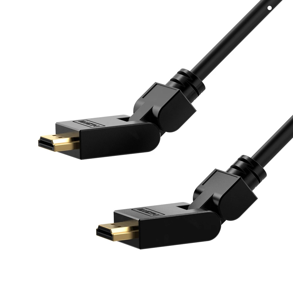 Cable HDMI Xtech XTC-607 Macho a Macho con Conectores Giratorios de 180° 1.8m