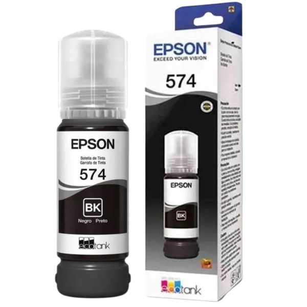 Botella de Tinta Negra Epson T574 70 ml