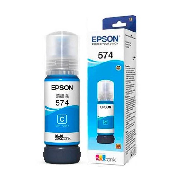 Botella de Tinta Cian Epson T574 70ml