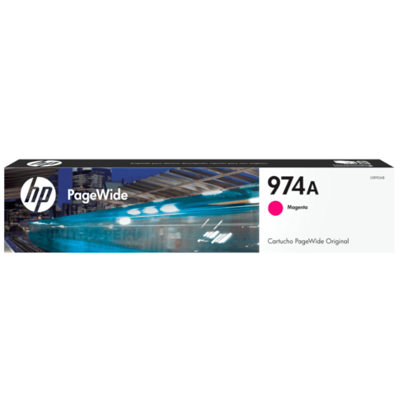 Cartucho de Tinta Magenta HP 974A para HP PageWide Pro