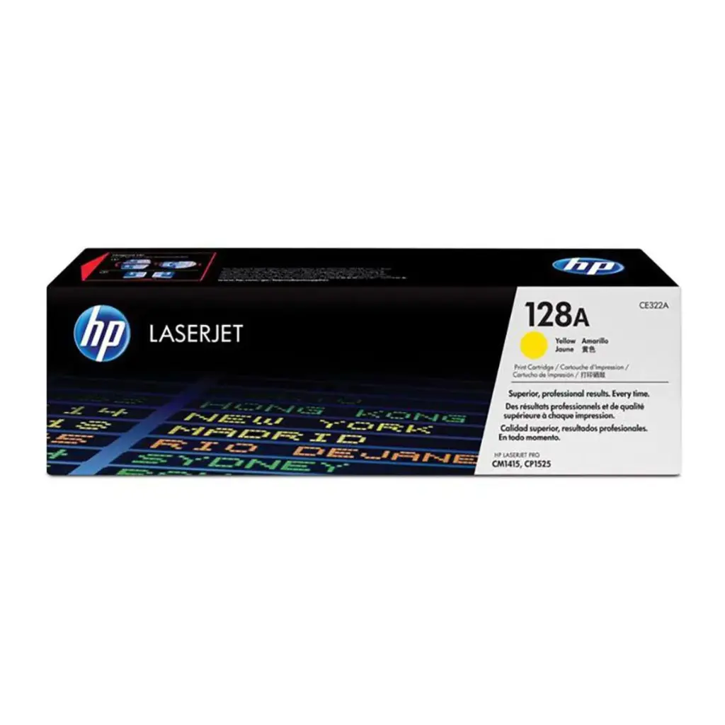 Tóner HP 128A Amarillo para HP Color LaserJet