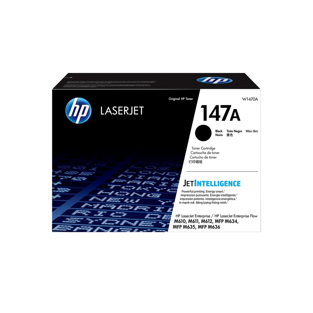 Tóner HP 147A Negro con JetIntelligence