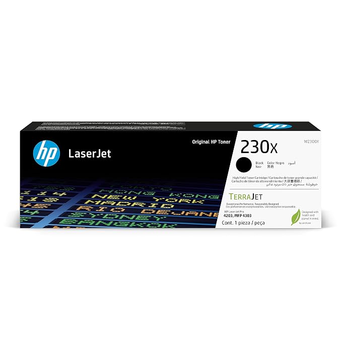 Tóner HP 230X Negro de Alto Rendimiento con TerraJet