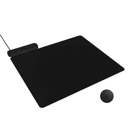 Sistema de Carga Inalámbrica Continuo Logitech G POWERPLAY con Alfombrillas de Tela y Rígida