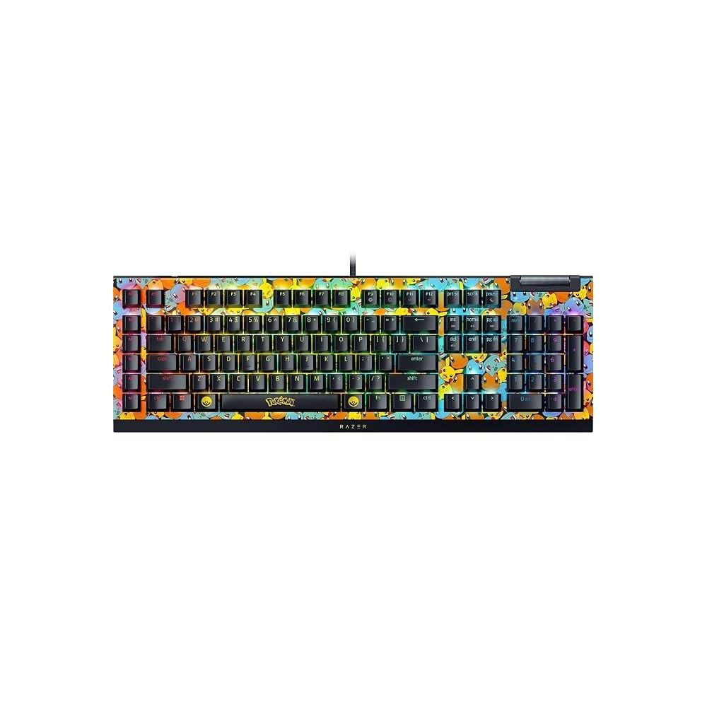 Teclado Mecánico Gamer Razer BlackWidow V4 X - Pokémon Edition