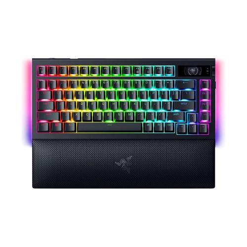 Teclado Mecánico Inalámbrico Gamer Razer BlackWidow V4 Pro 75% Hot-Swappable