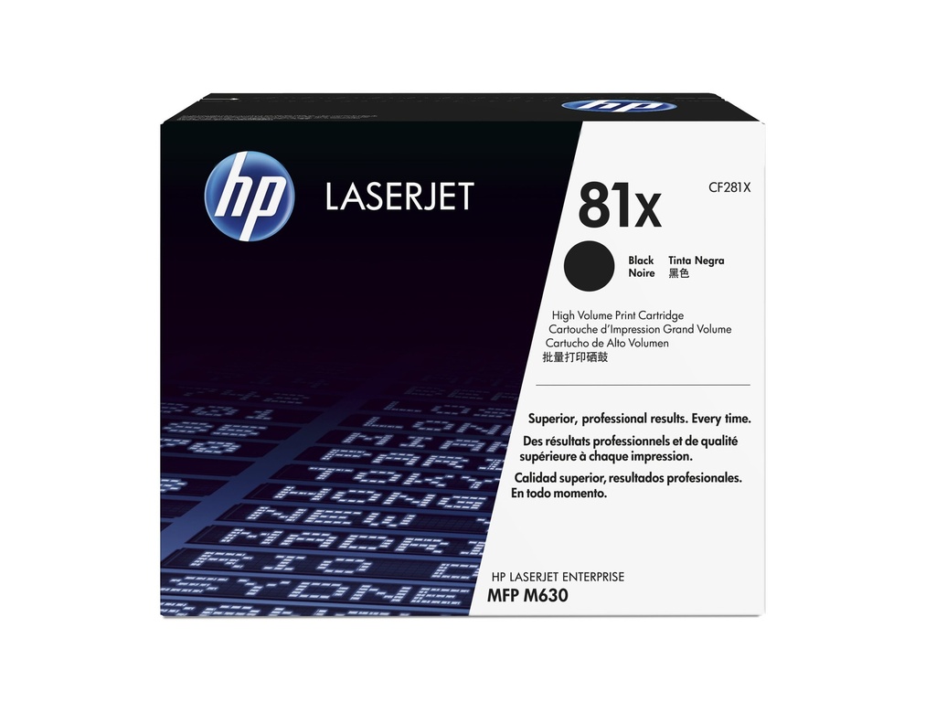 Tóner HP 81X Negro de Alta Capacidad