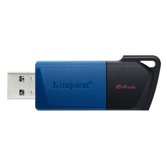 Memoria USB Kingston DataTraveler Exodia M USB 3.2 Gen 1 con Tapa Móvil - LATAM Blue Casing