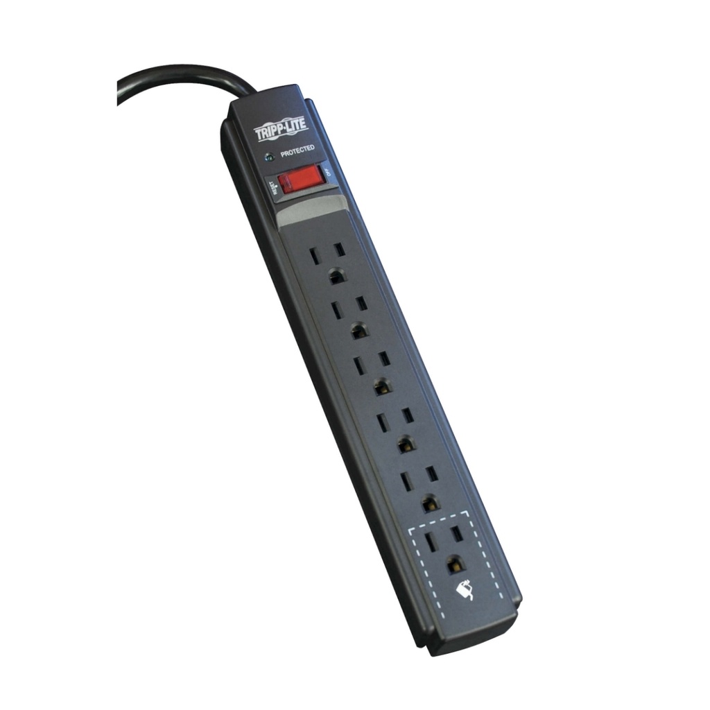 Supresor de Sobretensiones Industrial Tripp Lite Protect It! de 6 Tomacorrientes 