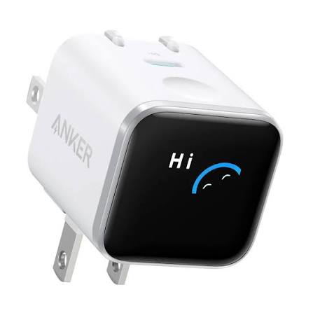 Cargador de Pared Rápido Anker Nano 45W con Pantalla Inteligente
