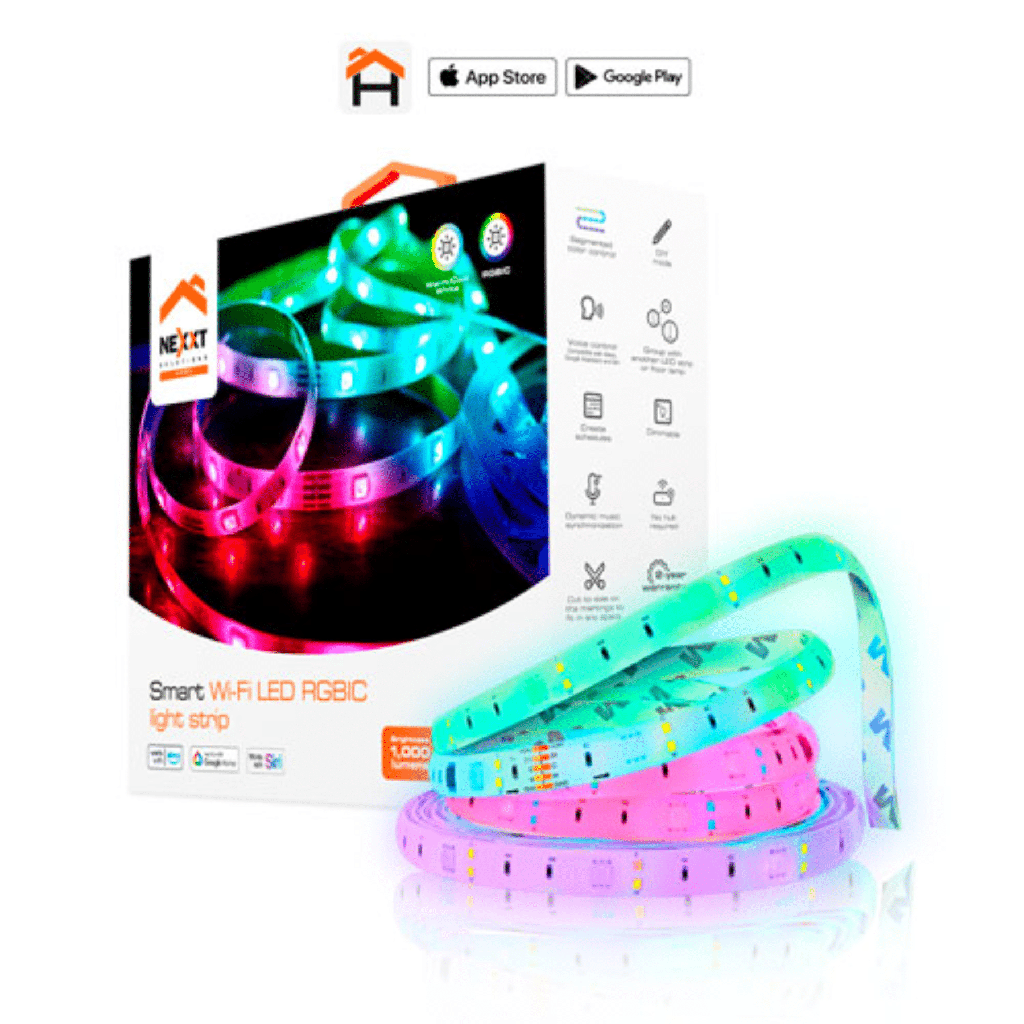 Cinta LED Inteligente Nexxt Solutions NHB-S617 Wi-Fi IA