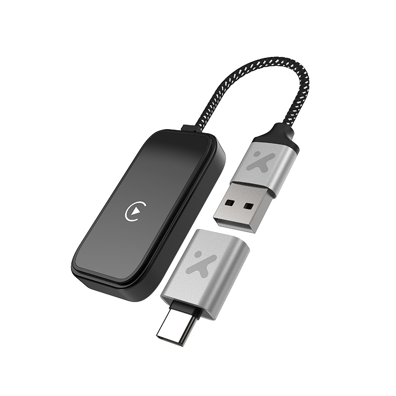 Adaptador Inalámbrico 2 en 1 Car-to-Play Xtech