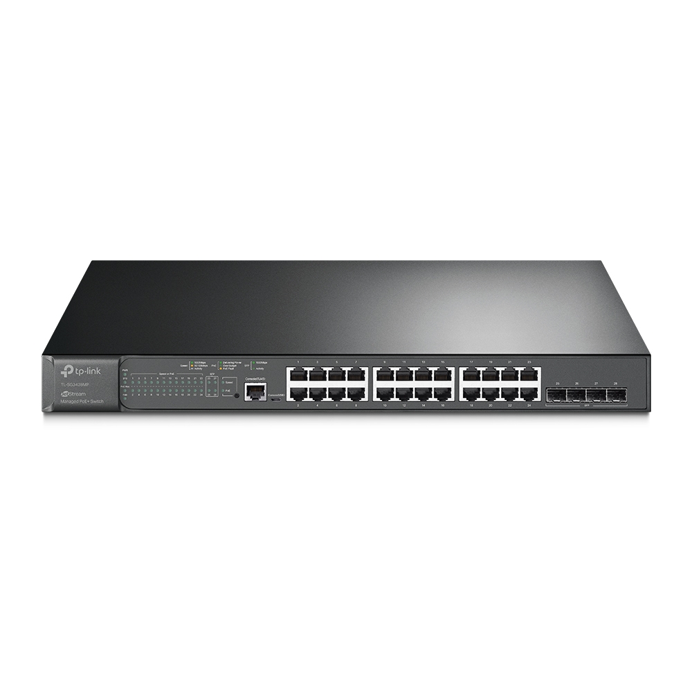 Switch de Alta Potencia TP-Link Omada SG3428XMPP con 24 Puertos Gigabit