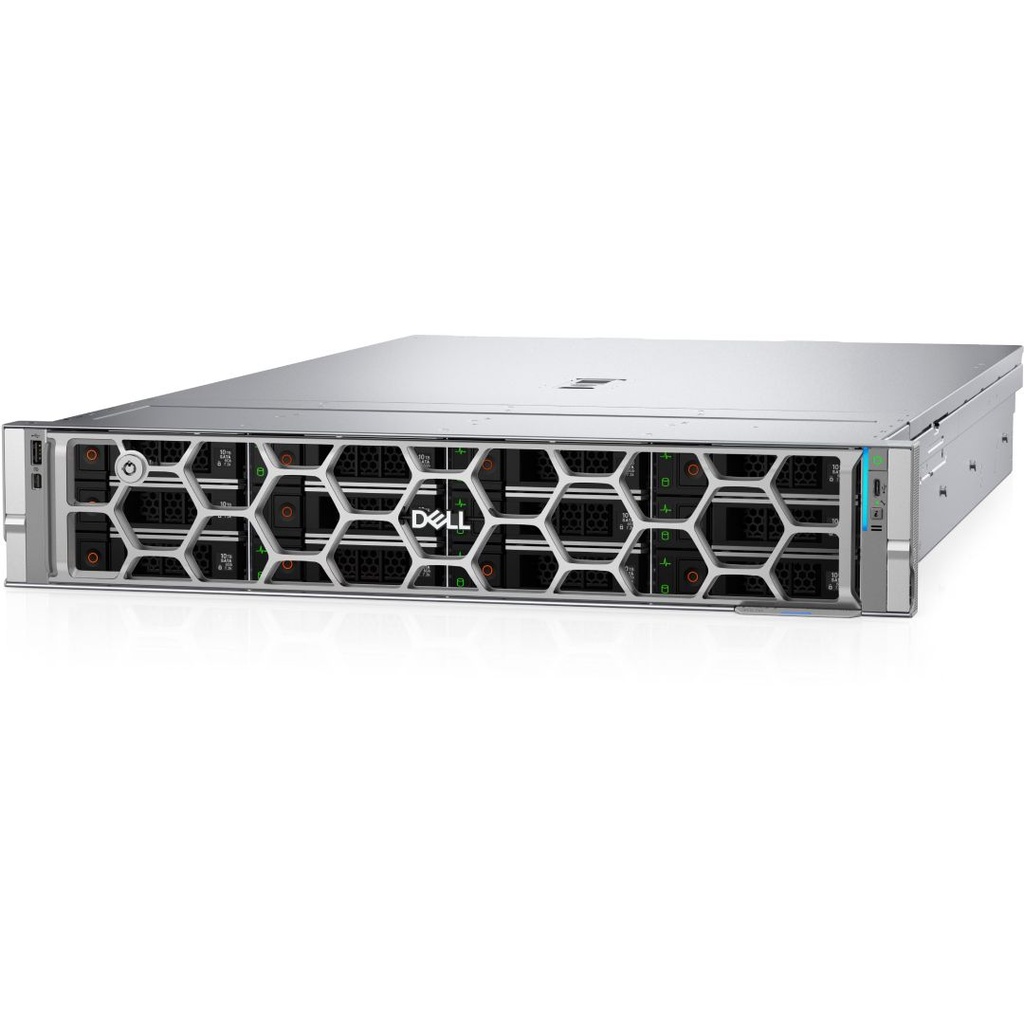 Servidor Empresarial Dell PowerEdge R570 Intel Xeon 6 128GB DDR5 2TB