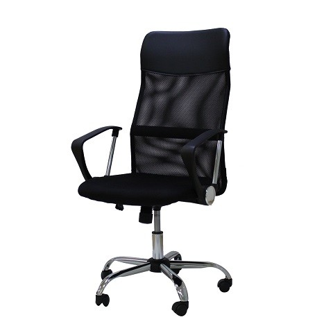 Silla Ejecutiva Xtech Turín con Respaldo y Altura Ajustable con Reposapiés Cromado