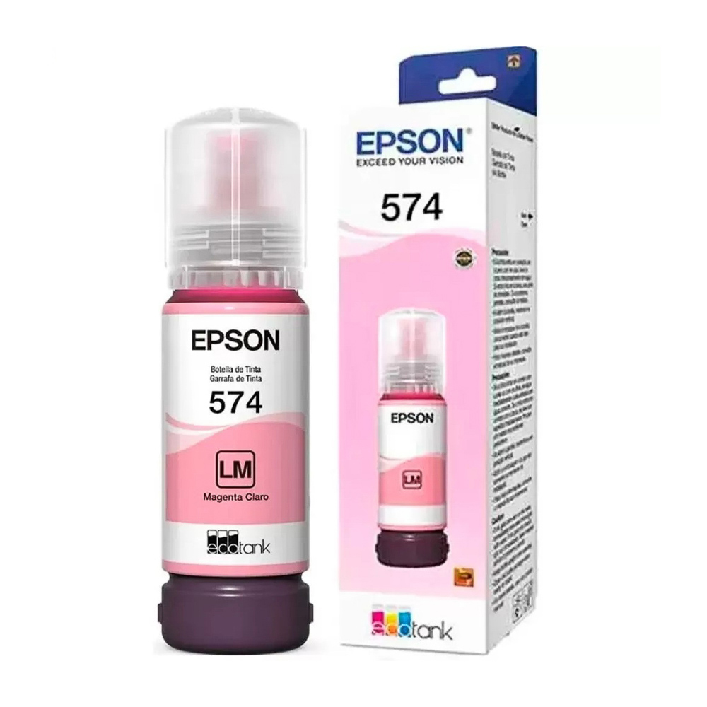 Botella de Tinta Epson T574 EcoTank, Magenta Claro