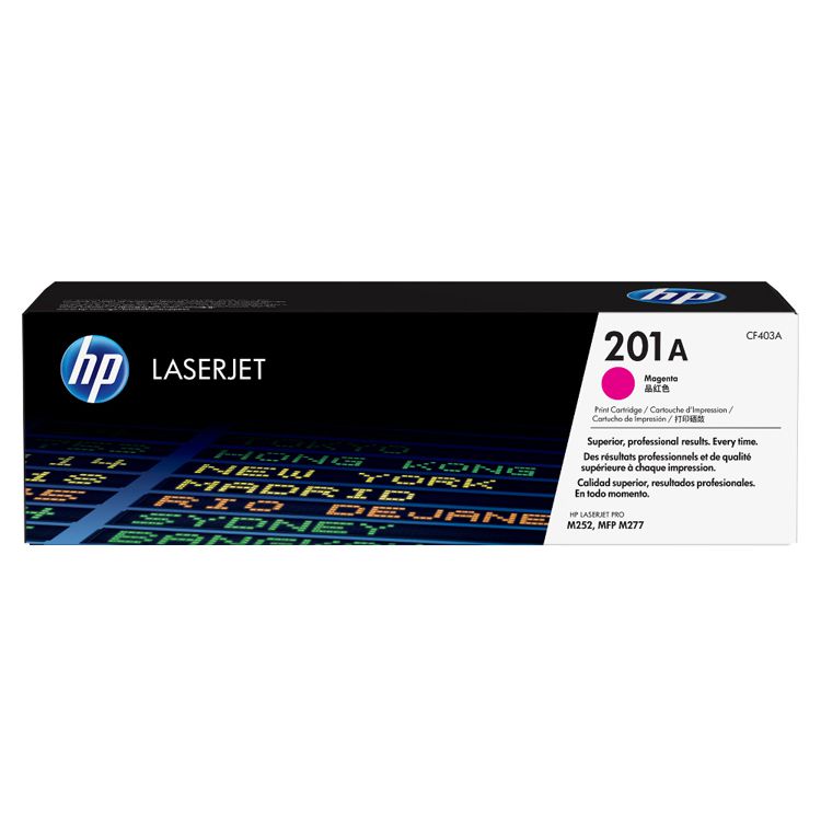 Cartucho de Tóner HP 201A LaserJet, Magenta