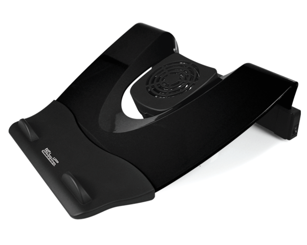 Stand con Ventilador KlipXtreme KNS-110B Para Notebook  y 4 Puertos USB