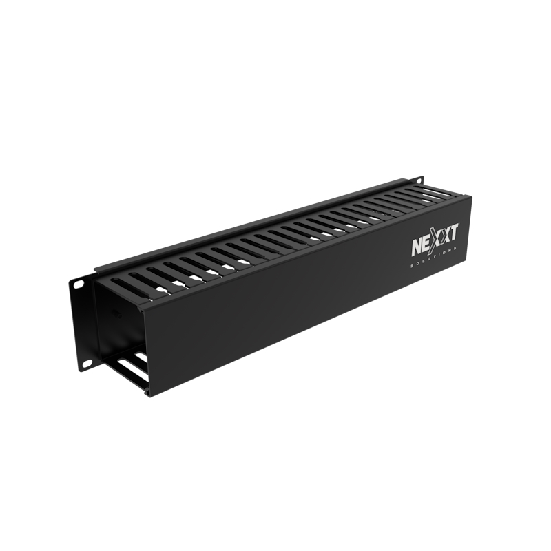 Organizador de Cables Horizontal Nexxt Professional Negro