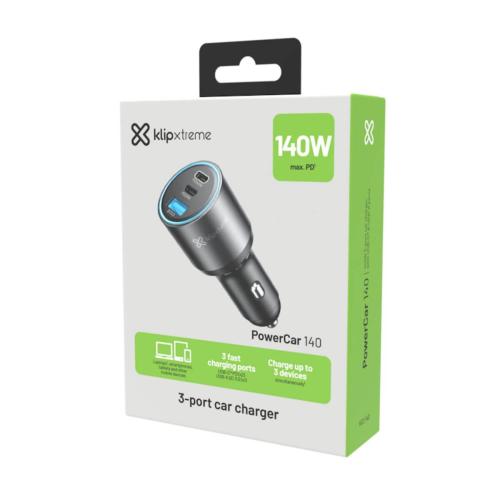 Cargador para Carro Klip Xtreme 140W