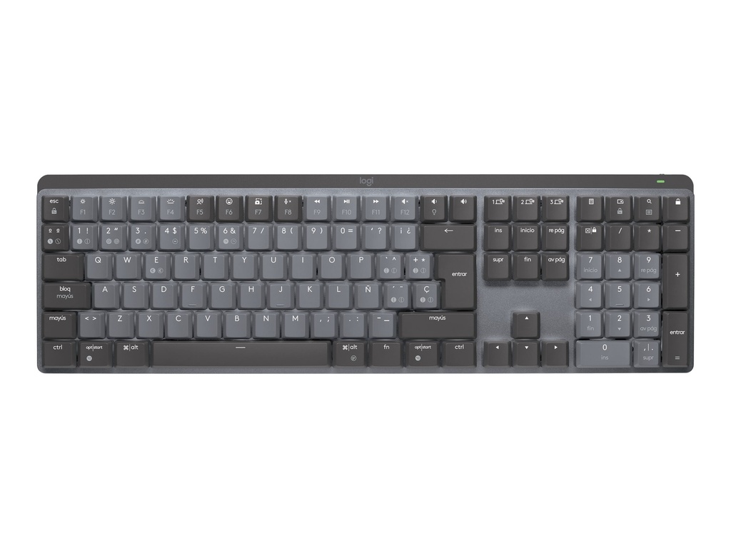 Teclado Mecánico Inalámbrico de Alto Rendimiento Logitech MX Mechanical - Grafito