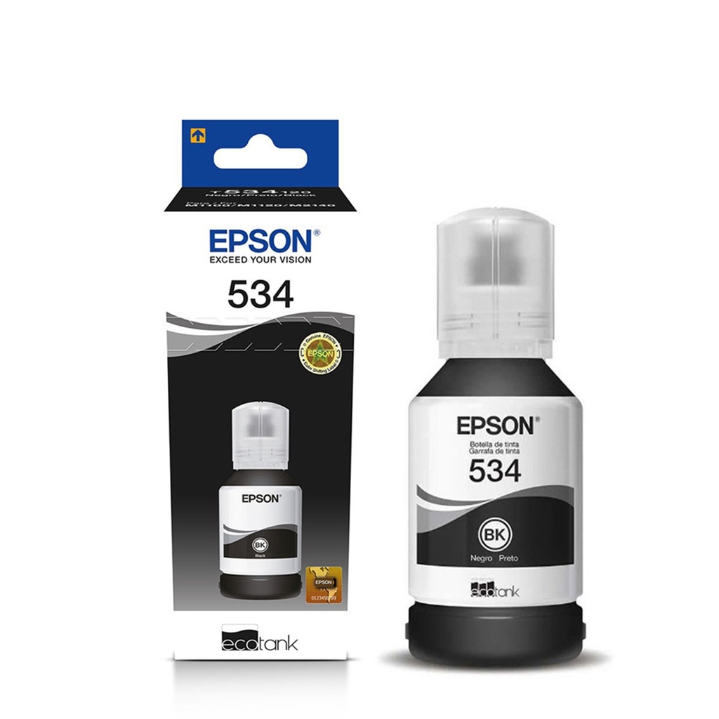 Botella de Tinta Epson T534120-AL Color Negro