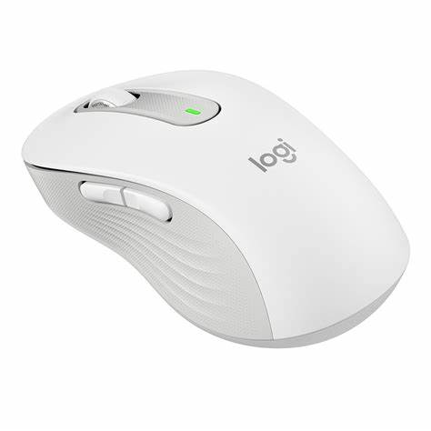 Mouse Logitech Signature M650 L Inalámbrico Bluetooth Color Blanco