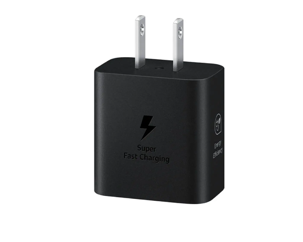 Cargador Samsung de Pared con Carga Rápida USB Tipo C de 25w Negro