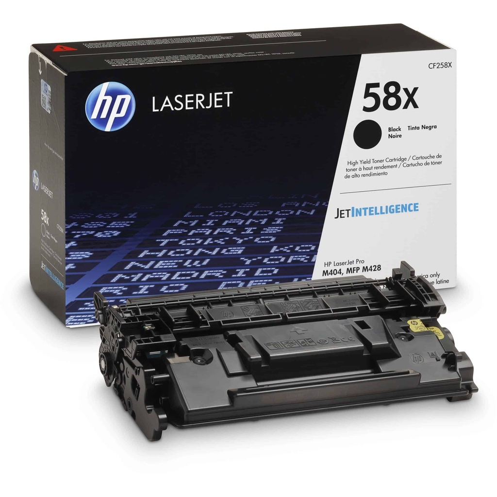 Cartucho de Tóner Original H.P. LaserJet de Alto Rendimiento CF258X=58X