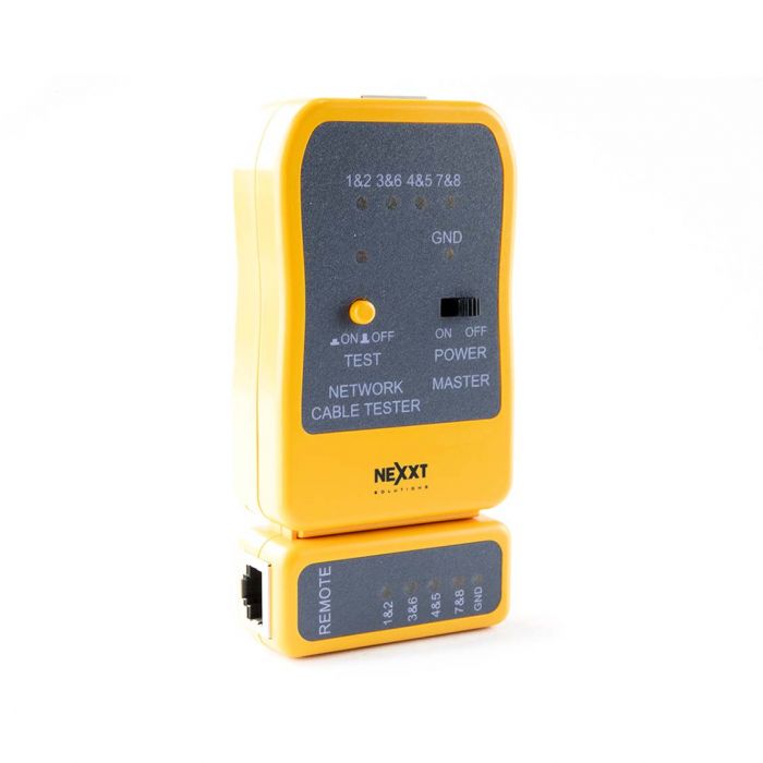 Tester Probador de Redes Nexxt Solutions Basic para RJ45, RJ11, RJ12