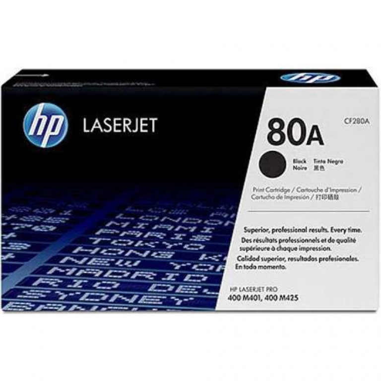 Cartucho De Tóner H.P. CF280A =80A LaserJet Original