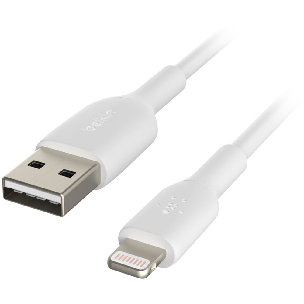 Cable Belkin BoostCharge de USB Tipo A a Lightning 1Mts Blanco