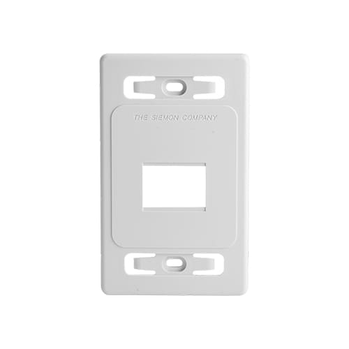 Placa de Sobre poner Siemon Vertical de 2 Puertos Blanco