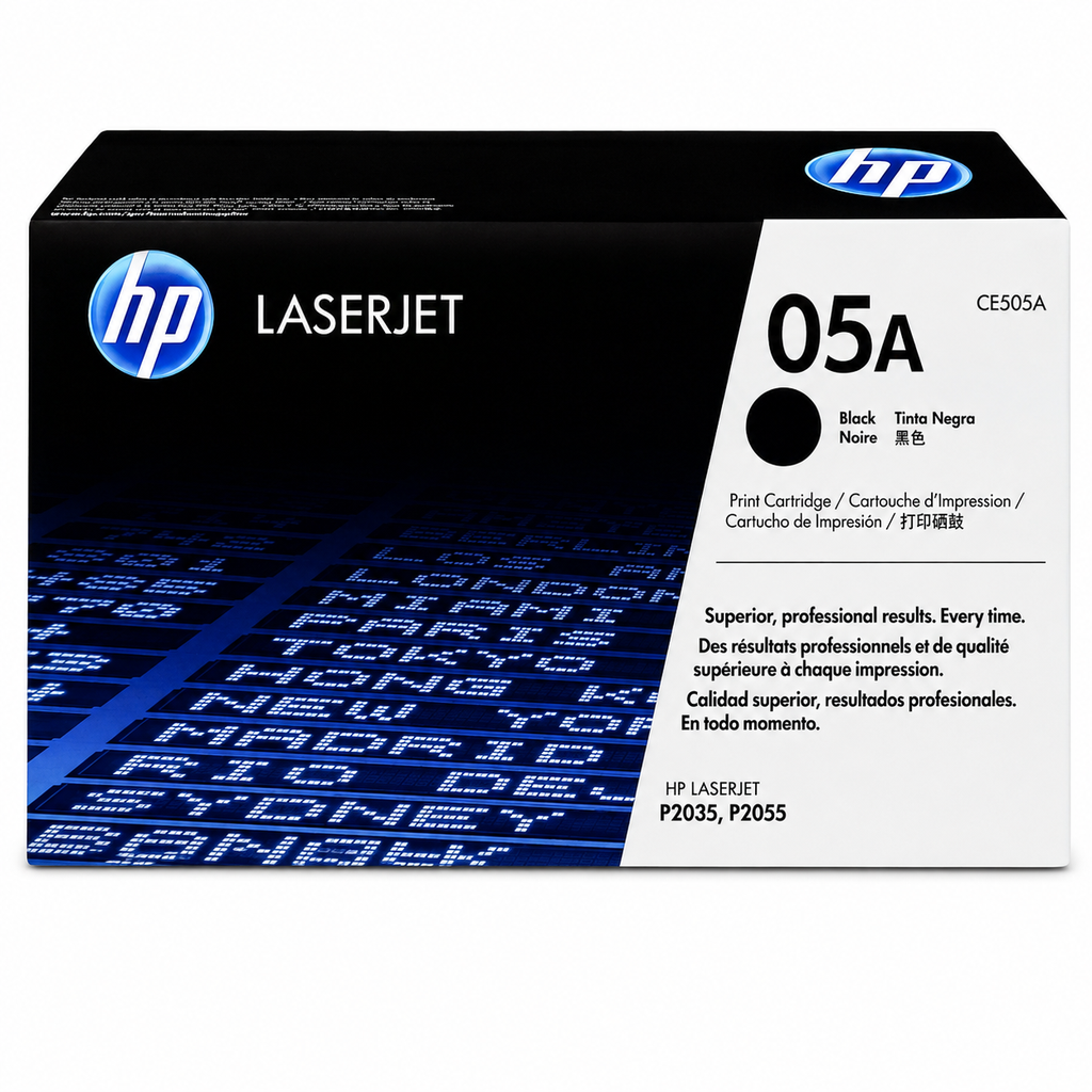 Cartucho de Tóner H.P. CE505A =05A Negro LaserJet Original